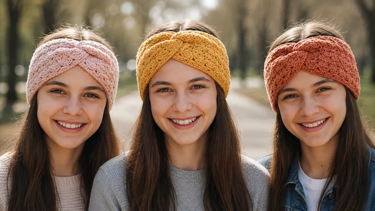 ¡El accesorio del año! Teje esta diadema bandana a crochet: el cintillo que eleva cualquier look