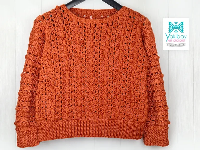 ¡El jersey más deseado! Teje el Maxi Jersey ‘Aragosta’ a crochet: Textura extrema, diseño oversize y un color que enamora