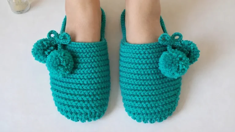 Pantuflas a crochet con suelas: calidez, ternura y comodidad en cada paso