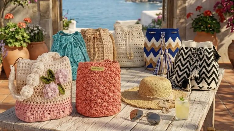 17 mochilas a crochet con tutoriales, medidas y consejos para hacerlas resistentes