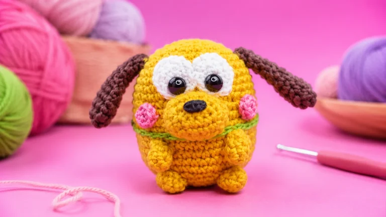 Este tierno perrito UFUFY a crochet puede ser el amigurumi más adorable de tu colección