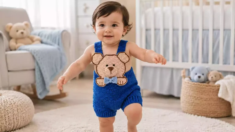 Body osito a ganchillo: una prenda adorable y perfecta para bebé 🧸