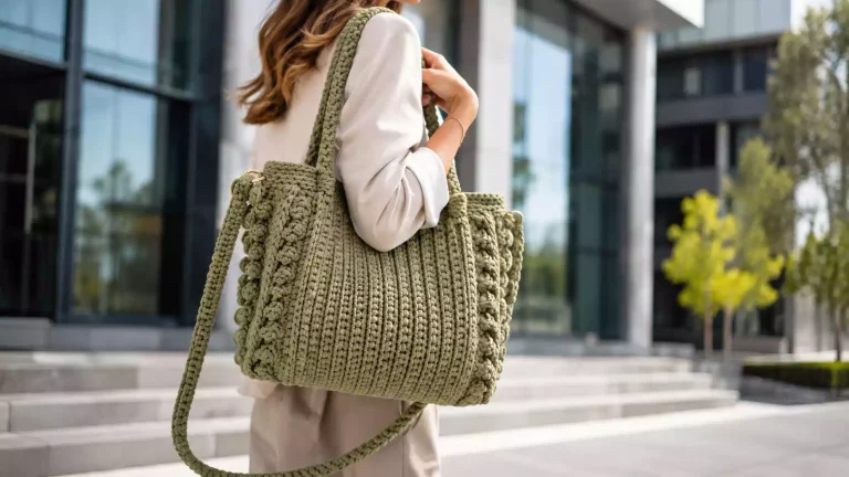 Bolso Nara a crochet: un diseño elegante, práctico y fácil de amar 💚