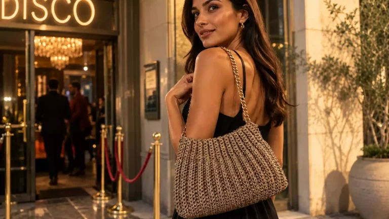 Este bolso a crochet en hilo náutico combina elegancia, textura y mucho estilo ✨👜