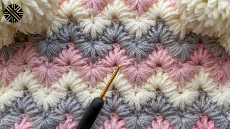 El punto a crochet que necesitas para hacer mantas de bebé dulces y especiales