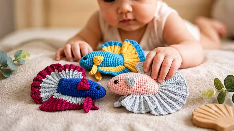 Crea un acuario de peces betta a ganchillo y sorpréndete con su encanto 🐠