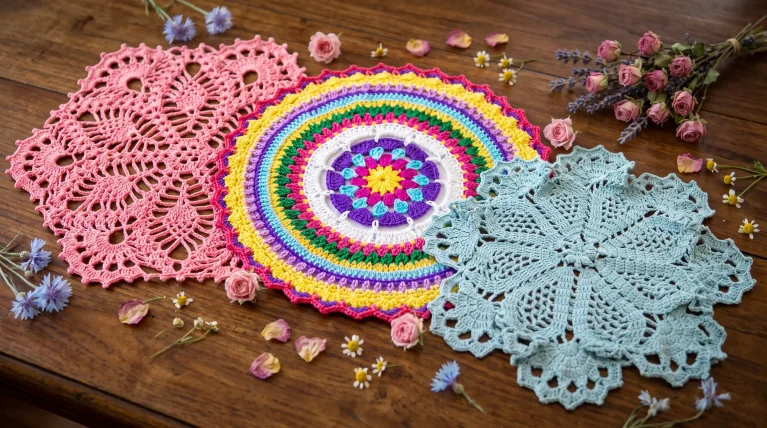 23 tapetes tejidos para darle a tu mesa un detalle hecho por ti