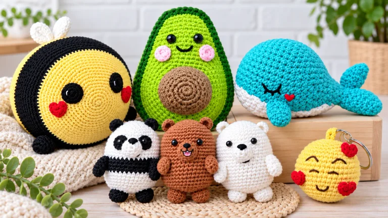 30 Amigurumis a crochet con tutoriales muy fáciles para aprender a tejerlos