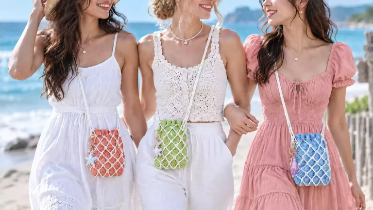 Cómo tejer un mini bolso de malla a crochet ideal para paseos y días de playa 🌊