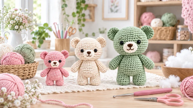 Tabla de medidas para amigurumis: calcula tamaño, hilo y relleno antes de tejer