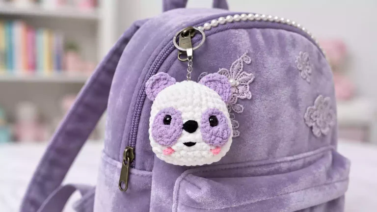 Llavero de osita Rora amigurumi: un pequeño proyecto a crochet lleno de ternura 💜