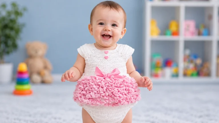 Teje un hermoso Body Princesa de Bebé a Crochet fácil y encantador