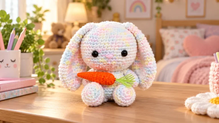 Conejo amigurumi: Un proyecto tierno y lleno de detalles para tejer a crochet
