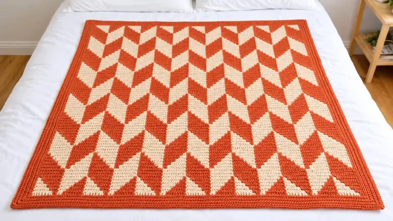 Teje la manta Fox a crochet y enamórate de su diseño encantador