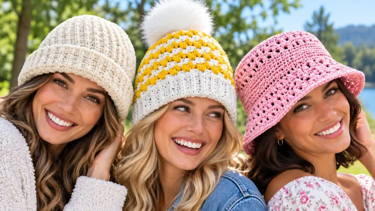 15 tutoriales para aprender a tejer gorros a crochet
